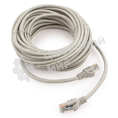 Патч-корд UTP Cablexpert cat.5e, 10м, литой, многожильный серый