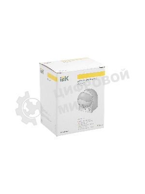 Детектор движения ДД 010 1100Вт угол. обз. 180град. IP44 бел. IEK LDD10-010-1100-001