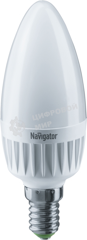 Лампа светодиодная Navigator NLL-C37-7-230-4K-E14-FR 7Вт свеча 4000К белый E14 560лм 176-264В