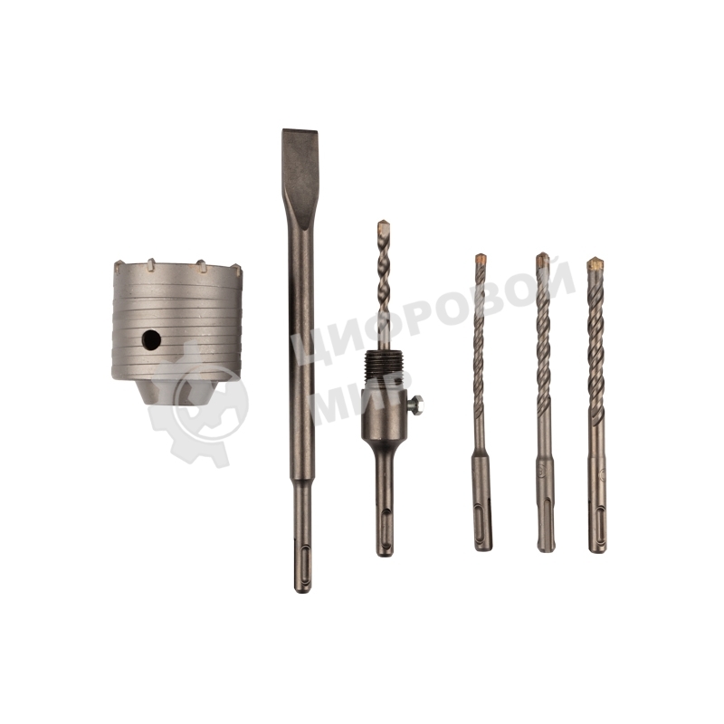 Набор для установки подрозетников Kranz SDS PLUS, 5 предметов