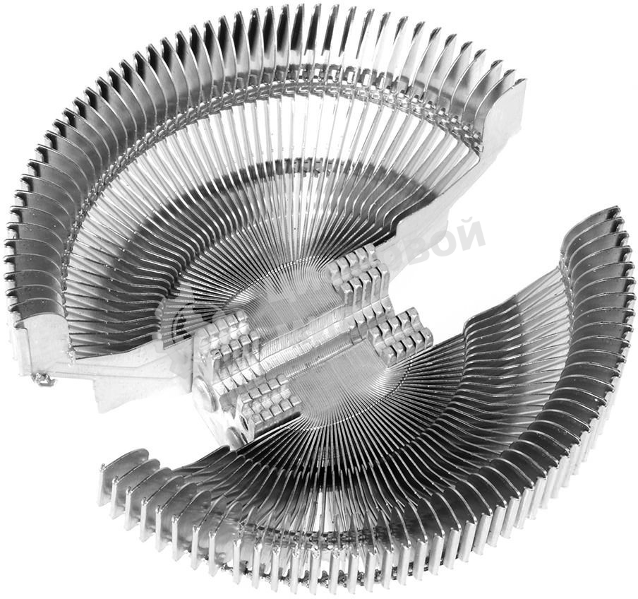 Кулер Cooler ID-Cooling ID-CPU-DK-01T серебристый 92мм алюминий 2200rpm 24db 3-pin 95W 52мм