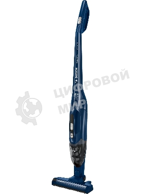 Пылесос вертикальный Bosch BCHF 2MX20 синий, питание от аккумулятора, 150 Вт, уборка сухая, пылесборник 0.4 л