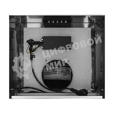 Вытяжка пристенная островная Maunfeld Box Push 40 нержавеющая сталь, 40 см, 1000 куб. м/ч, 60 дБ