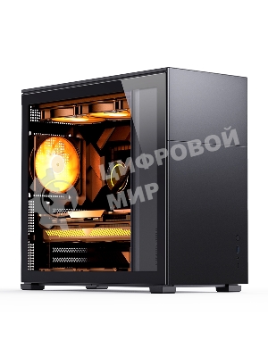 Компьютерный корпус без блока питания JONSBO D41 STD Black ATX без БП, боковая панель из закаленного стекла, mini-ITX, micro-ATX, ATX, черный