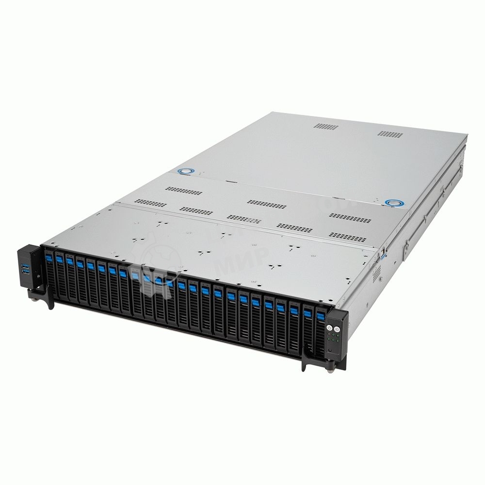 Серверная платформа Asus RS720A-E12-RS24U/10G/2.6kW/24NVMe/GPU