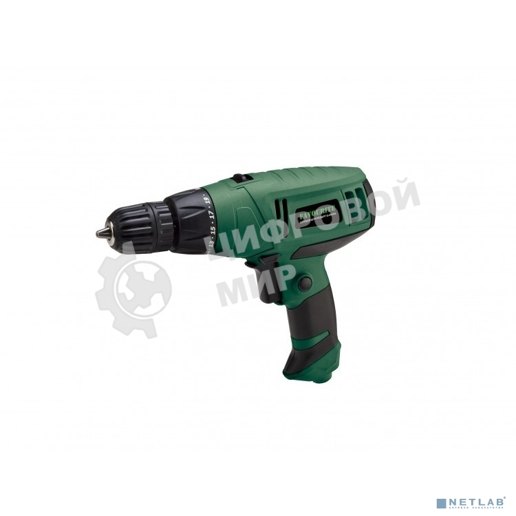 Дрель-шуруповерт FAVOURITE ID-550/2S, 550 Вт, 25 Нм, щеточный