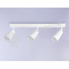 Накладной поворотный спот Ambrella light TA13148/3 WH белый GU10/3 max 12W 445*60*130