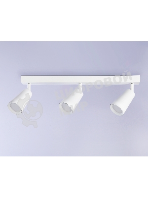 Накладной поворотный спот Ambrella light TA13148/3 WH белый GU10/3 max 12W 445*60*130