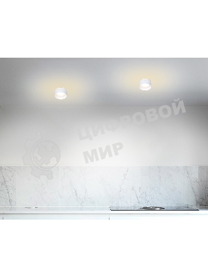 Светильник Ambrella light TN193 WH/S белый/песок GU5.3 D80*60