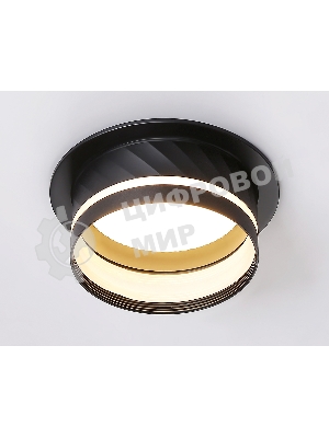 Светильник Ambrella light TN5219 BK черный GX53 D110*50
