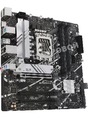 Материнская плата ASUS PRIME B760M-A D4-CSM, LGA 1700, Intel B760, 4xDDR4, 4xSATA, 2xM.2, 3xPCIe 4.0 x16, 1xPCIe 4.0 x4, 1xPCIe x1, 2xHDMI, 1xDP, 1x 2.5Gb LAN, 2xUSB-A 3.2 Gen 2, 4xUSB-A 2.0, 3x3.5 мм, 7.1, mATX