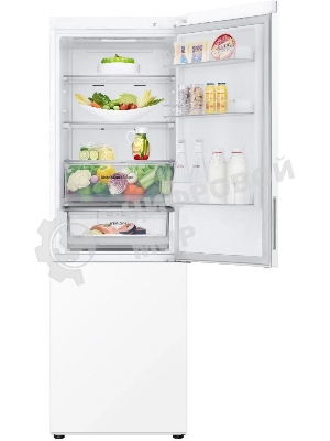 Холодильник LG GC-B459AQQW белый двухкамерный 234/110л морозилка снизу, No Frost