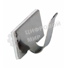 Площадки самоклеющиеся металлические с клипсой под шлейф Rexant (ПКШМ) 20x10 мм, упаковка 100 шт.