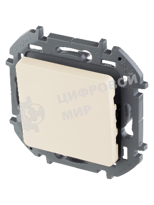 Выключатель 1-клавишный 10AX 250 В слоновая кость