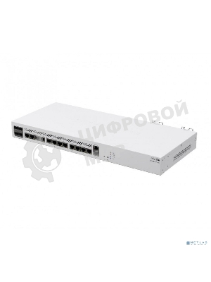 Маршрутизатор Mikrotik CCR2116-12G-4S+ Cloud Core Router 2116-12G-4S+ with Amazon Annapurna Labs Alpine v3 AL73400 CPU (16-cores, 2GHz per core), 16Gb RAM, 4xSFP+ cage, 13xGbit LAN, M.2 PCIe slot, RouterOS L6, 1U rackmount case, Dual PSU