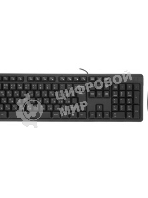 Комплект клавиатура+мышь A4Tech KK-3330 проводной, USB, 1200 DPI, чёрный