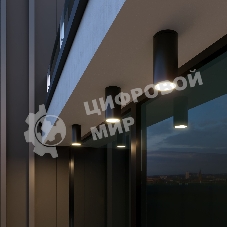 35129/H / Светильник садово-парковый со светодиодами Light LED 2102 черный