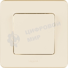 Выключатель 1-клавишный 10AX 250 В слоновая кость