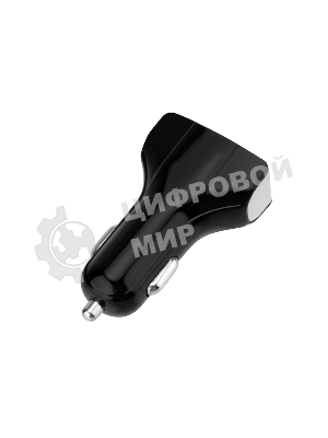 Зарядное устройство в прикуриватель Rexant 3 x USB, 1000mA, черный