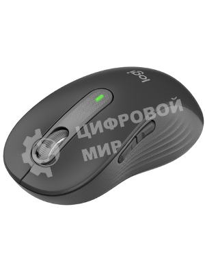 Мышь беспроводная Logitech Signature M650 L черный, 4000 dpi, радиоканал, Bluetooth, USB, кнопки - 5