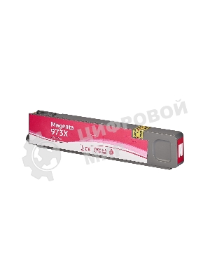 Картридж струйный Sakura F6T82AE (№973X Magenta) для HP, пурпурный, 110 мл., 7000 к.