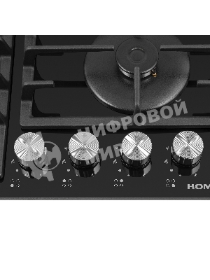 Газовая варочная панель HOMSair HGG646BK