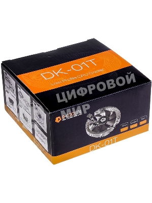 Кулер Cooler ID-Cooling ID-CPU-DK-01T серебристый 92мм алюминий 2200rpm 24db 3-pin 95W 52мм