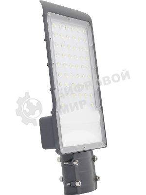 Светильник светодиодный Gauss уличный консольный LED ДКУ 50 Вт 5000 Лм 5000К IP65 190-250 В КСС Д 355х155х57 мм Avenue