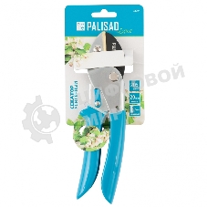 Секатор с наковальней, 205 мм, усиленный, рукоятки в ПВХ-оболочке, LUXE Palisad