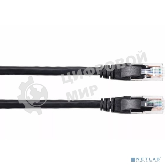 Патч-корд литой AOpen ANP612B-BK-50M (7/0.20) UTP Cat.6 черный 50m