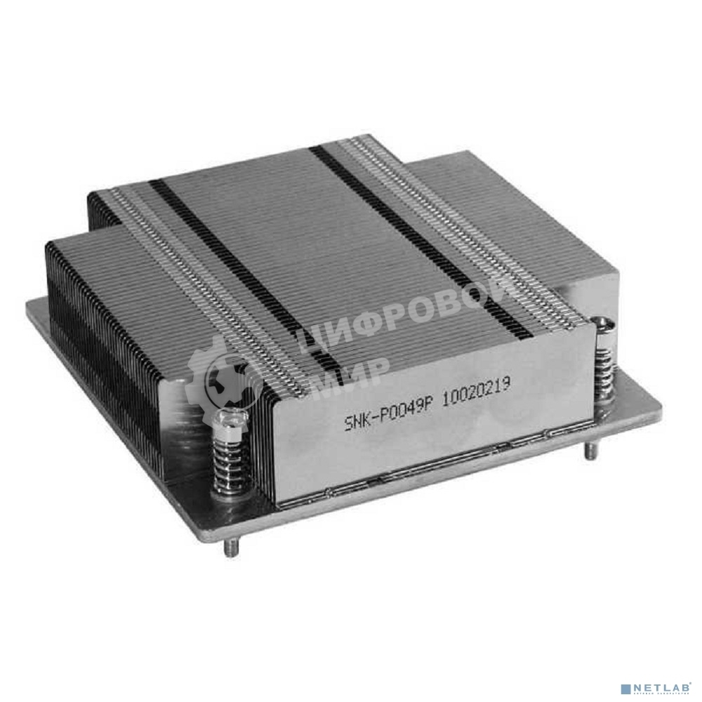 Радиатор Supermicro SNK-P0049P 1U Passive Enhanced Performance CPU Heat Sink for Intel Socket H Series Processors