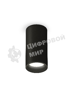 Светильник Ambrella Light XS6302080 SBK/PBK черный песок/черный полированный MR16 GU5.3 (C6302, A2061, N6111)