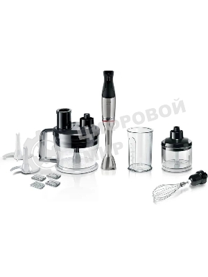Блендер погружной Bosch MSM6M871 черный, 1200 Вт, 1 скорость