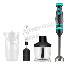 Блендер погружной Starwind SBP2322b 800Вт темно-серый/бирюзовый