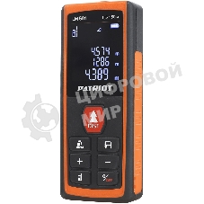Дальномер лазерный PATRIOT LM 501, макс. дистанция 50 метров, измерение площади, объема, подсветка, память 30 изм., чехол в комплекте