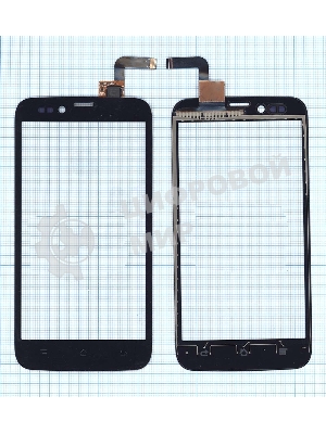 Сенсорное стекло (тачскрин) для Archos 50 Platinum MCF-050-0995-V2, черное