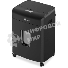 Шредер Cactus CS-SH-D6 черный с автоподачей (секр.P-4) фрагменты 120лист. 23лтр. скрепки скобы пл.карты