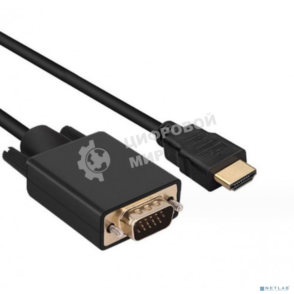 Кабель KS-is HDMI M VGA M medium (KS-441L) 1.8м