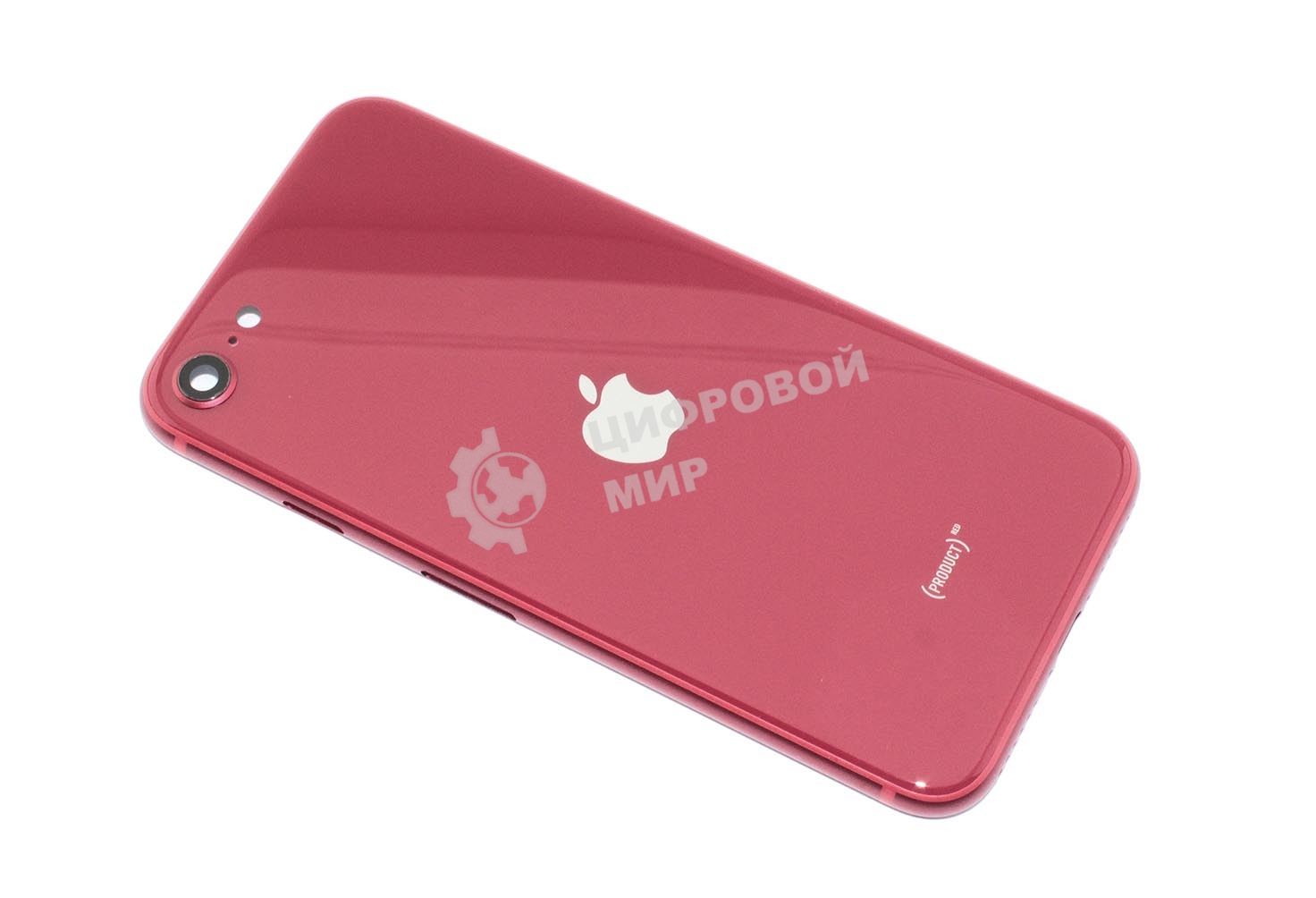 Задняя крышка (корпус) в сборе с рамкой для Apple iPhone SE3 красный