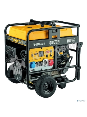 Электрогенератор бензиновый Denzel PS-180EAD-3, 18 кВт, 110 дБ, 265 кг