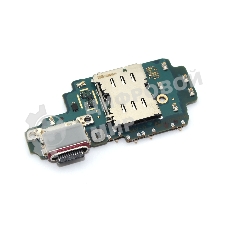 Нижняя плата (шлейф) с разъемом зарядки для Samsung Galaxy S24 Ultra