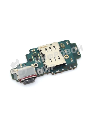 Нижняя плата (шлейф) с разъемом зарядки для Samsung Galaxy S24 Ultra