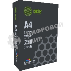 Бумага Cactus CS-LPA4250250 A4/250г/м2/250л./белый для лазерной печати