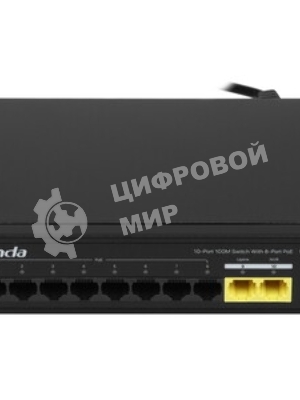 Коммутатор Tenda S110PC 10PORT 10/100M