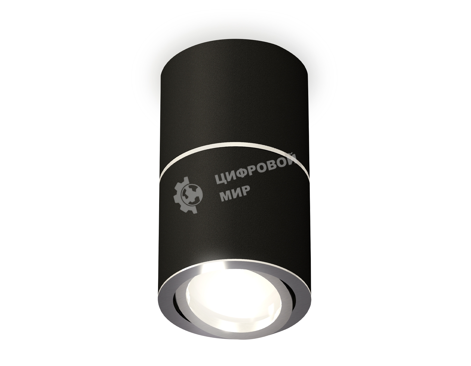 Светильник Ambrella Light XS7402140 SBK/PSL черный песок/серебро полированное MR16 GU5.3 (C7402, A2070, C7402, N7003)