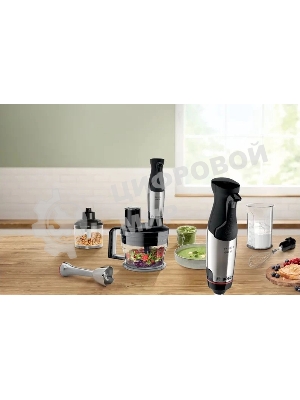 Блендер погружной Bosch MSM6M871 черный, 1200 Вт, 1 скорость