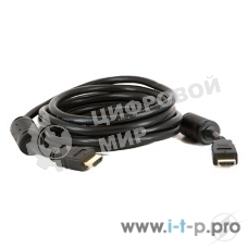 Кабель HDMI/DVI 5bites APC-014-075 HDMI M/HDMI M V1.4b, высокоскоростной, ethernet+3D, зол.разъемы, ферр.кольца, 7.5м.