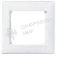 Рамка 1-м Valena горизонт. белый (DIY-упак.) Legrand 694240
