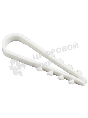 Дюбель хомут IEK UHH35-5-10-100 5-10 мм нейлон белый d=5 мм (100 шт)