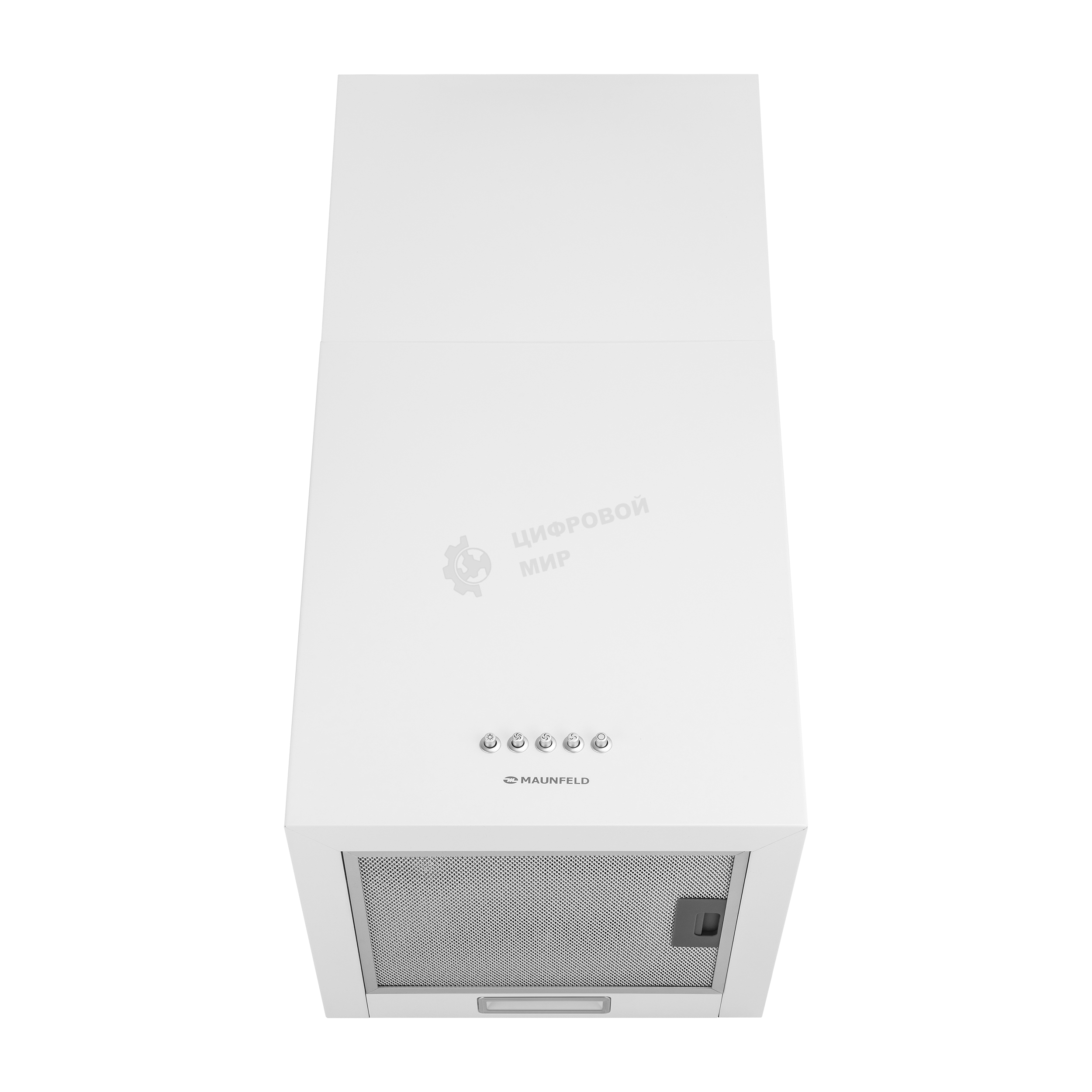 Вытяжка пристенная островная Maunfeld Box Push 40 белый, 40 см, 1000 куб. м/ч, 60 дБ